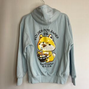 SCW Golden Fox Ramen Tokyo, Japan Hoodie Sweatshirt Size M